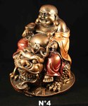 statue de Bouddha crapaud avec pi&egrave;ces