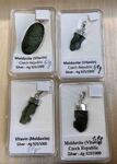 Moldavite - pendentif en moldavite - République tchèque - roche tectite