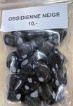 Obsidienne Neige en pierre roul&eacute;es au poids