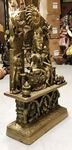 Grande statue de la déesse Laxmi en bronze