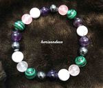 Bracelet artisanal en pierre naturelle pour aider au sommeil