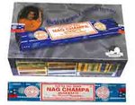 boite d'encens traditionnel NAG CHAMPA bleu