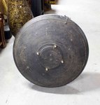 plat - pot de village ancien en bronze