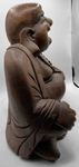 Petite statue de Bouddha rieur assis