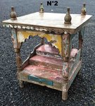 Grand autel ou reliquaire ancien en bois de teck