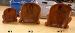 visage de Bouddha en bois &agrave; accrocher