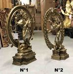 Roue de shiva nataraja en bronze moul&eacute;