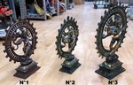 Roue de Shiva nataraja en bronze moulé