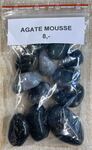 Lot de pierre roul&eacute;e Agate mousse au poids