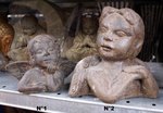 statue buste ange en pierre