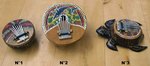 piano à doigt ou kalimba ou lamellephone en noix de coco