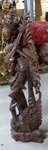 statue de Sita en bois de suar - statue artisanal