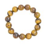 Bracelet en �il de tigre en boule de 10 mm