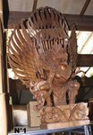 aigle Garuda en bois