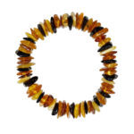 Bracelet en Ambre naturelle multicolore pour adulte