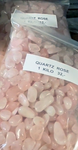 Pierre roulée ou brut en quartz rose naturelle