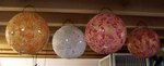 petit lustre en mosaïque de verre