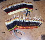 coiffe indienne des indien d'amerique du nord. coiffe de chef ou de guerrier indien en plume veritable. accessoire de deguisement indien, tenue indienne, costume indien