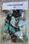 Chrysoprase A en pierre roul&eacute;e au poids