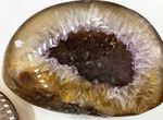 G&eacute;ode agate ouverte