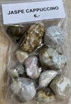 Jaspe Cappuccino en pierre roul&eacute;e au poids