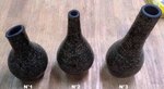 Vase en terre cuite et mosaïque de verre