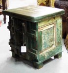coffre ou malle en bois de teck ancien
