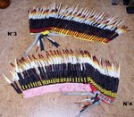 coiffe indienne des indien d'amerique du nord. coiffe de chef ou de guerrier indien en plume veritable. accessoire de deguisement indien, tenue indienne, costume indien