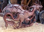 cadre en bois dragon