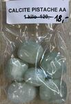 Lot de pierre roul&eacute;e de calcite pistache au poids