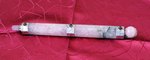sceptre en quartz rose, sceptre decoré de pierre, baton d'energie, baton de soins en pierre, pierre et mineraux