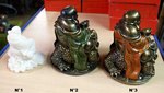 grande statue de bouddha sur un crapaud &agrave; 3 pattes