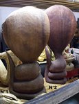 statue de COBRA en bois sculpté en thaïlande par un artiste local