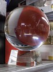 Grosse boule de cristal de verre