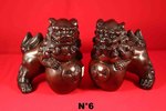 petite statue de chien lion ou fu dogs feng shui