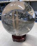 Grande boule de cristal en cristal de roche naturel - Voyance