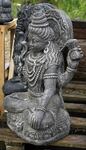 Grande statue de Shiva en pierre de lave reconstitu&eacute; Indon&eacute;sie