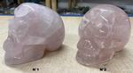 Grands cr&acirc;nes en quartz rose du Br&eacute;sil