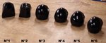 petit crâne en obsidienne sculpté