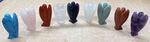 Petite statue d'ange en pierre semi précieuse pour lithothérapie et feng shui