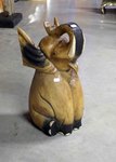 statue éléphant en bois