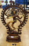 grande statue de la roue de shiva nataraja en bronze
