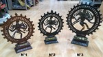 Roue de Shiva nataraja en bronze