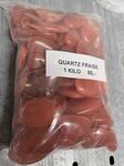 Quartz Fraise en galet au poids