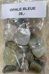 Opale Bleue en pierre roul&eacute;e au poids