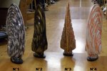 lampe d&eacute;corative &agrave; poser en fibre et mosa&iuml;que de verre