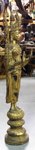 grande statue ancienne de Bouddha en bronze et or fin