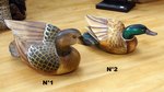 petite statuette de canard en bois