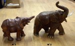 statue &eacute;l&eacute;phant en bois