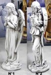 grande statue d'ange debout en r&eacute;sine pour d&eacute;co ext&eacute;rieure